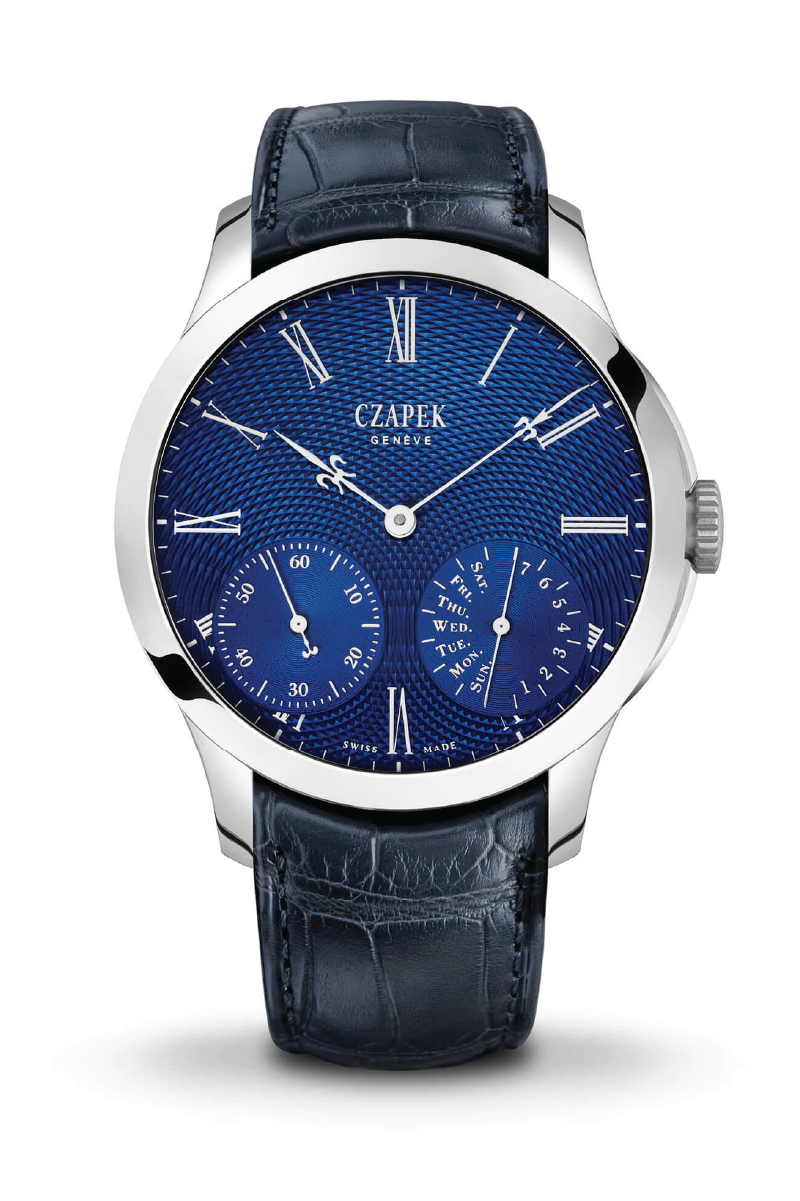 Czapek Quai de Bergues Sapphire Blue Watches - Palladio Jewellers