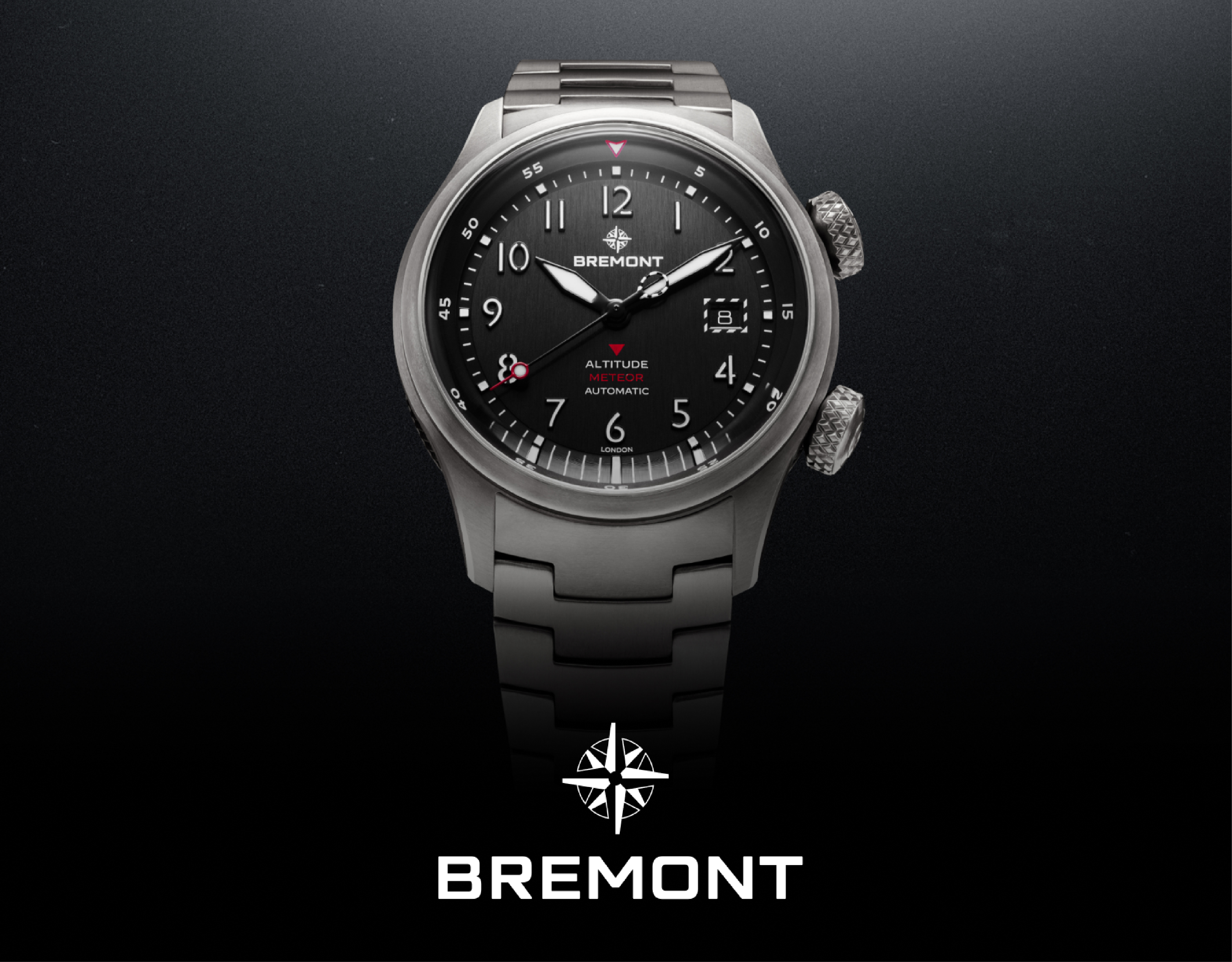 Bremont Altitude automatic watch on steel bracelet - Now available at Palladio Jewellers Vancouver