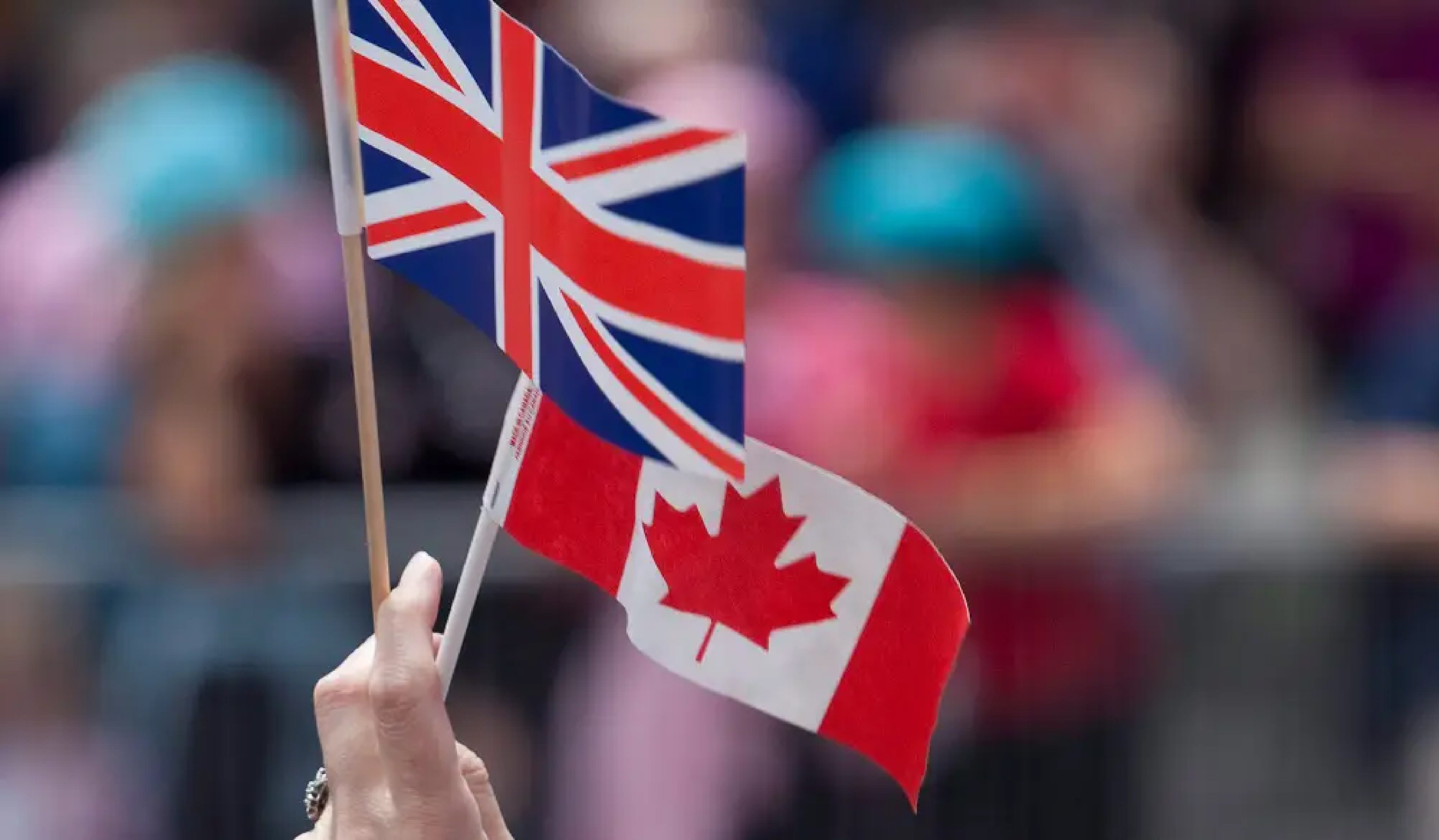 British and Canadian flags together symbolizing Bremont heritage - Palladio Jewellers Vancouver