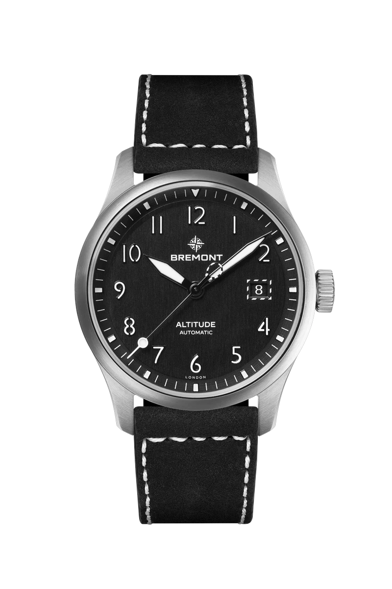 Bremont Altitude 39 Date, Black Dial, Leather Strap at Palladio Jewellers