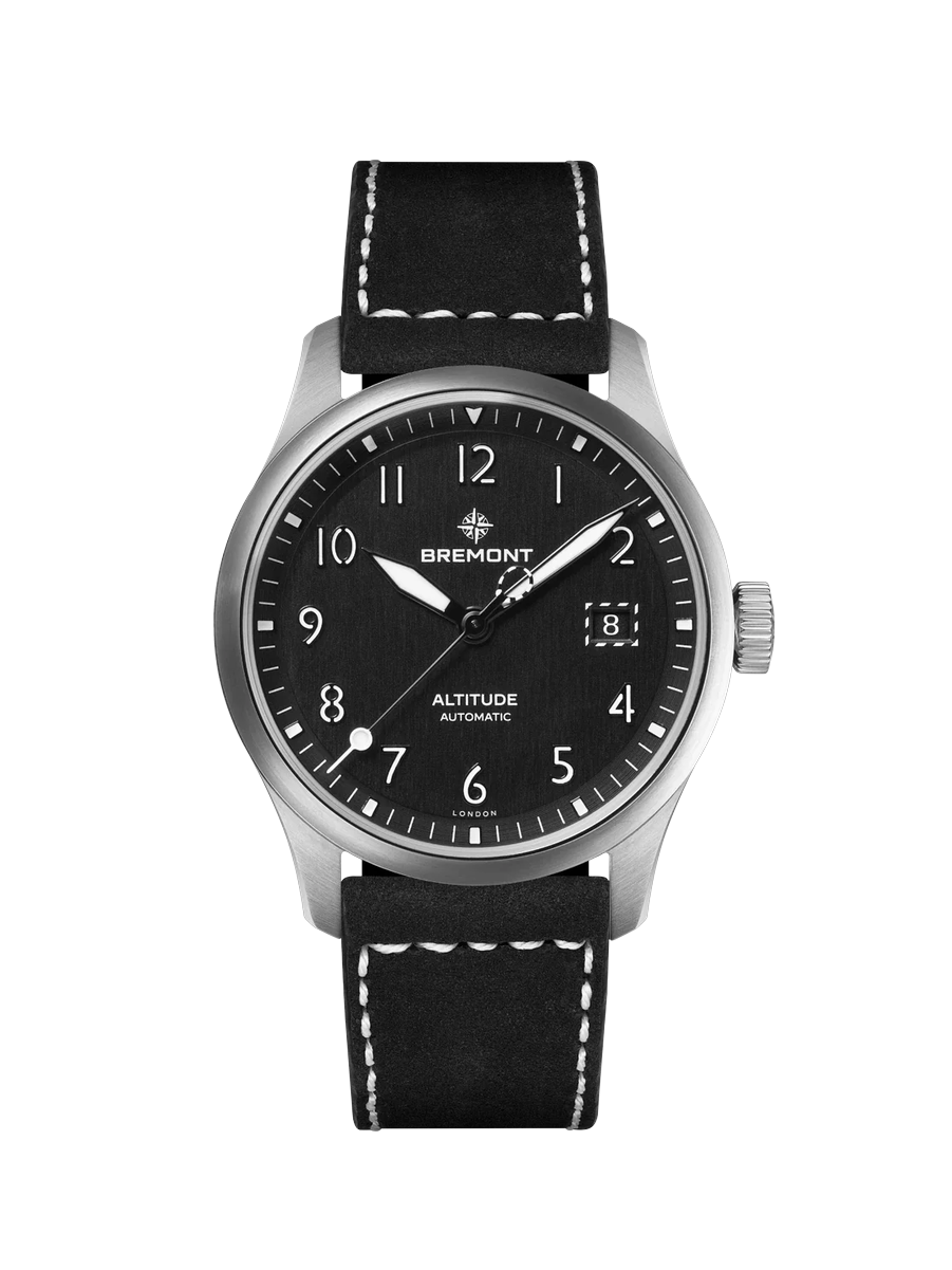 Bremont Altitude 39 Date, Black Dial, Leather Strap at Palladio Jewellers