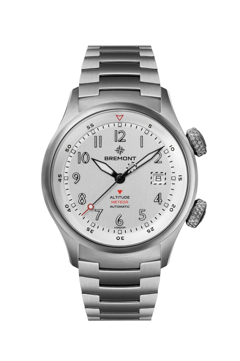 Bremont Altitude MB Meteor, Silver Dial, Ti Bracelet at Palladio Jewellers