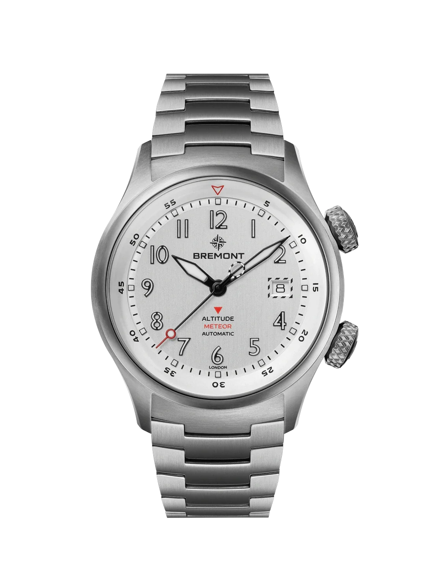 Bremont Altitude MB Meteor, Silver Dial, Ti Bracelet at Palladio Jewellers