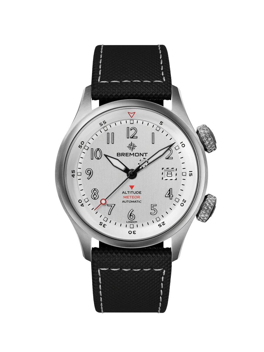 Bremont Altitude MB Meteor, Silver Dial, Leather Strap at Palladio Jewellers