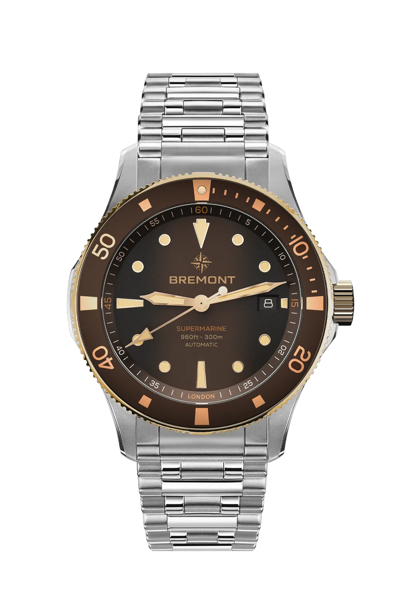 Bremont Supermarine 300M Date Bi-Colour, Bracelet at Palladio Jewellers