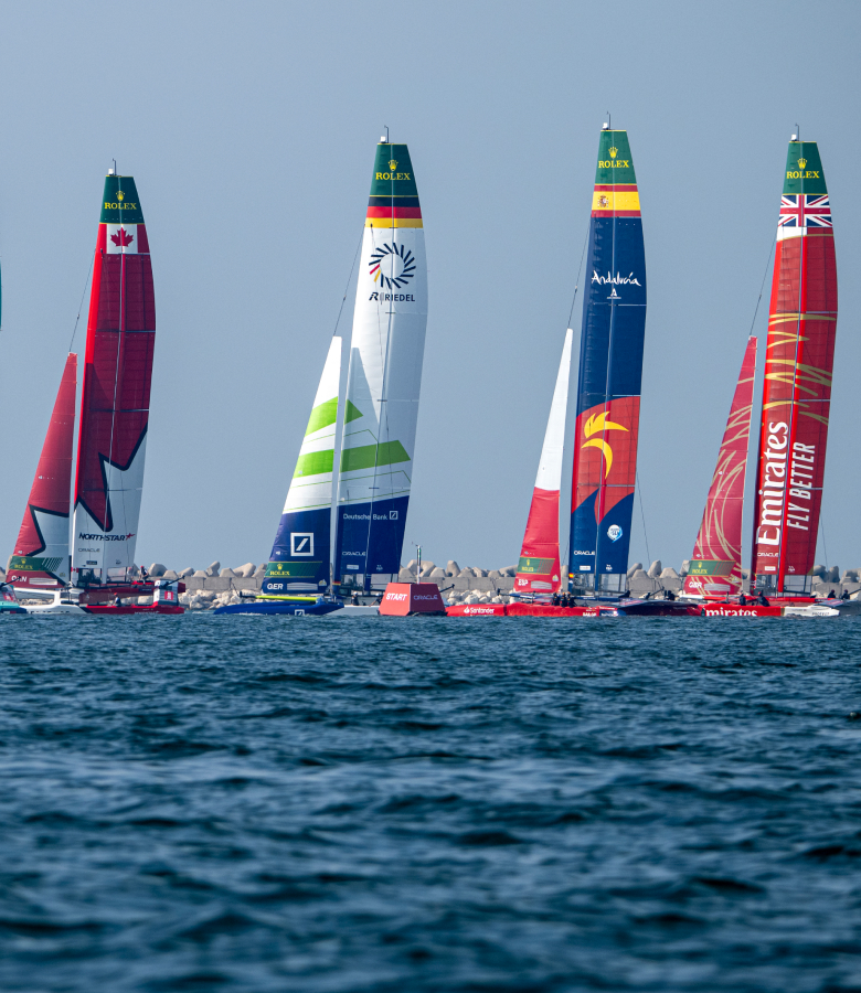 Rolex at Palladio Jewellers - SailGP Blog - Feature 4: Boats cover (Mobile)