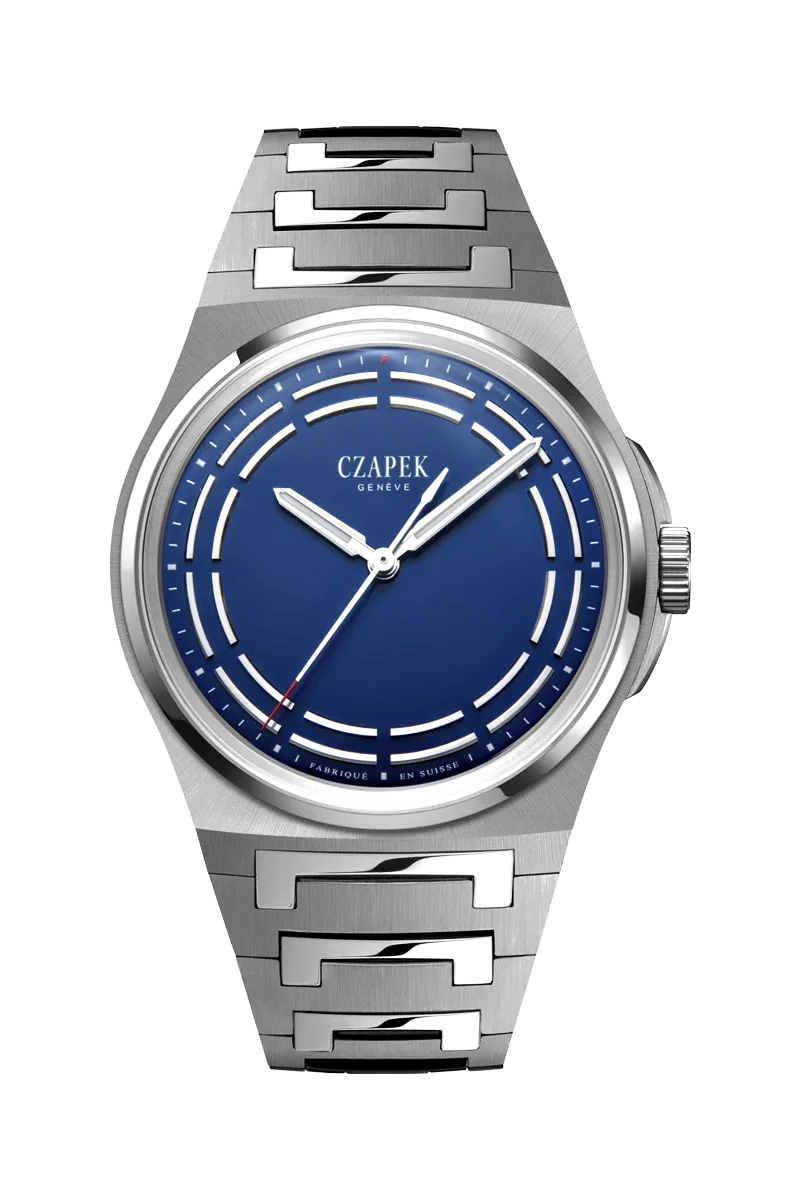 Czapek Antarctique Titanium Dark Sector Cosmic Blue Watches - Palladio Jewellers