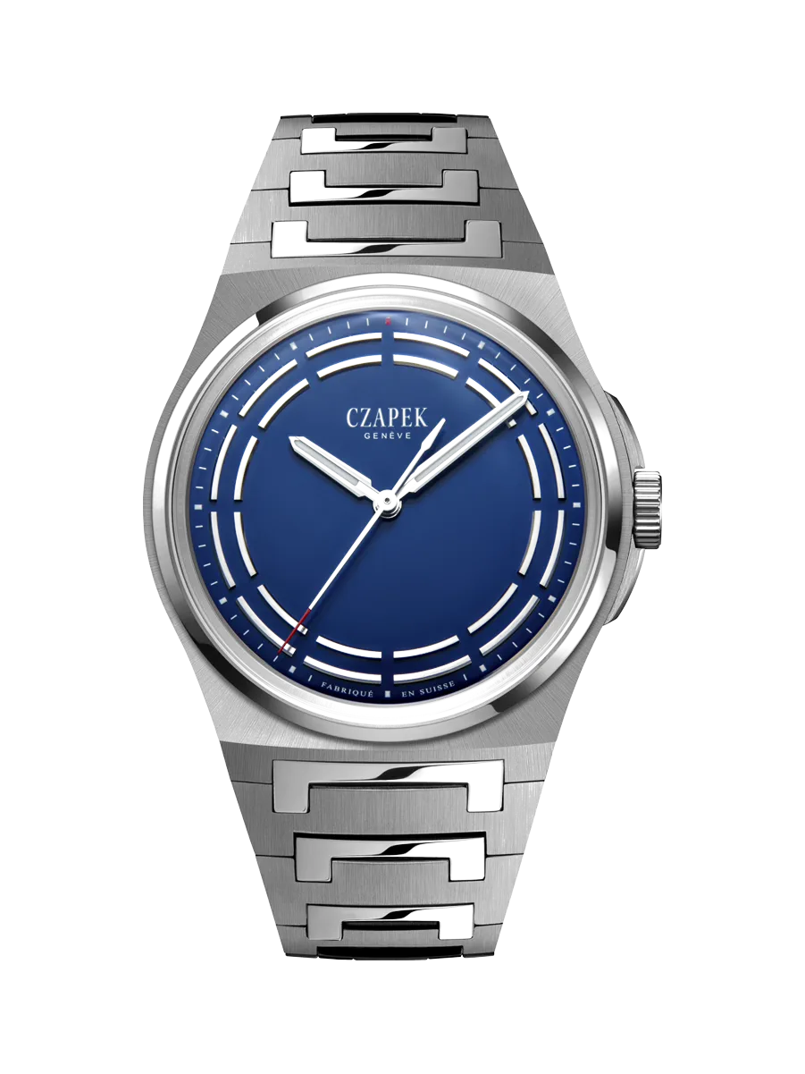Czapek Antarctique Titanium Dark Sector Cosmic Blue Watches - Palladio Jewellers