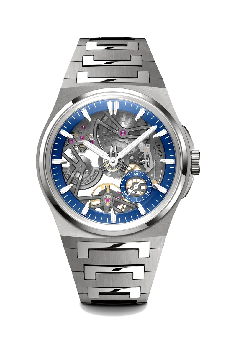 Czapek Antarctique Titanium Révélation Cosmic Blue Watches - Palladio Jewellers