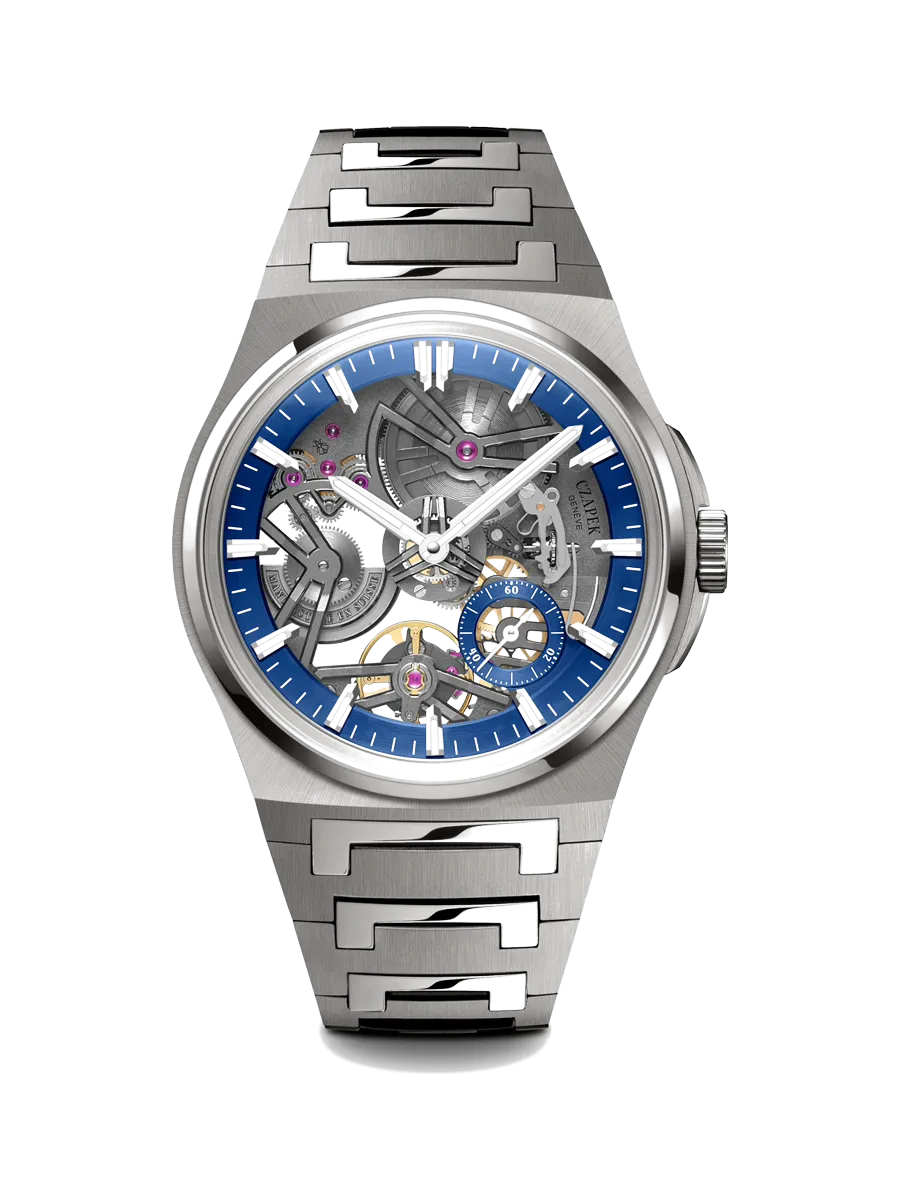 Czapek Antarctique Titanium Révélation Cosmic Blue Watches - Palladio Jewellers