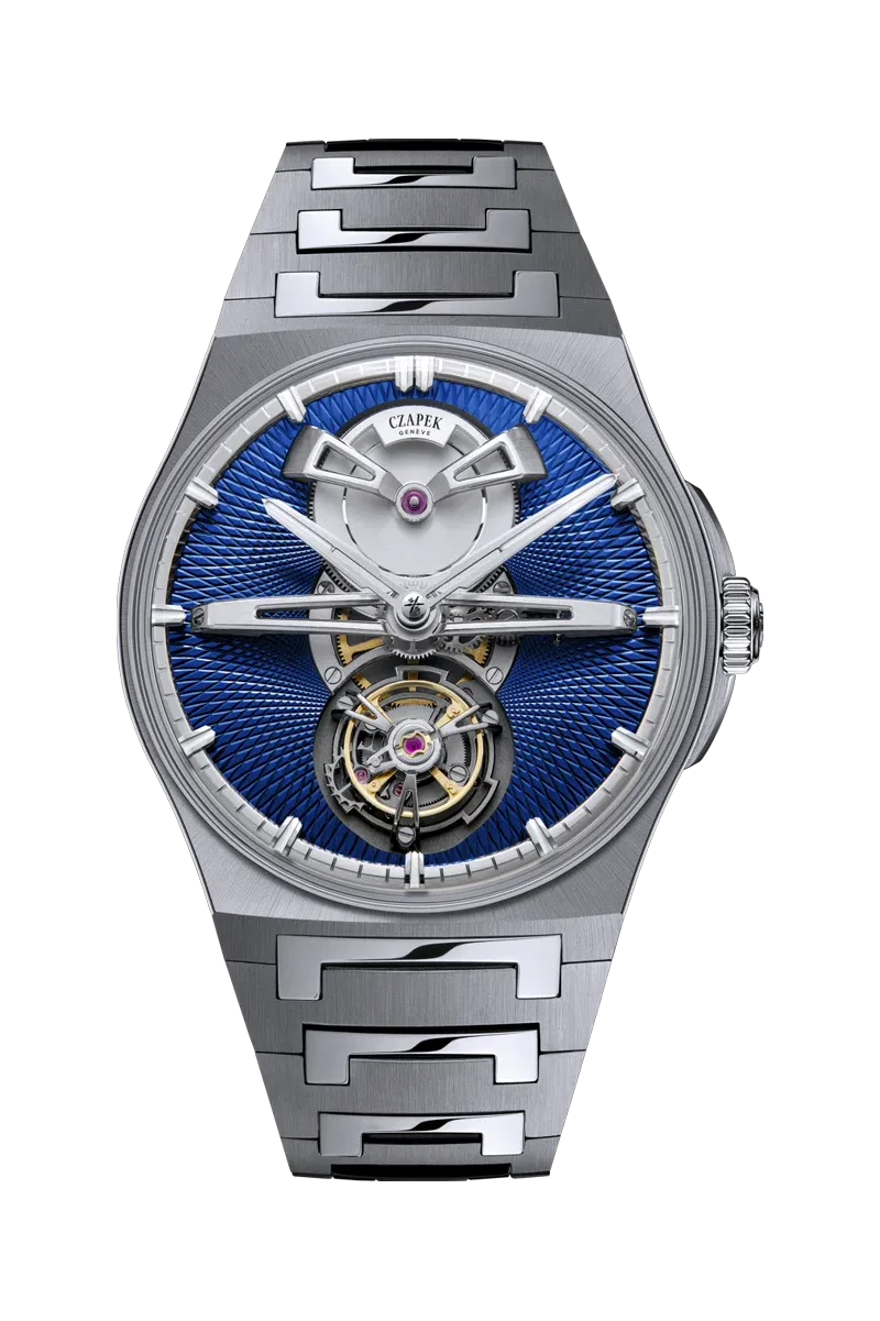 Czapek Antarctique Tourbillon Titanium Cosmic Blue Watches - Palladio Jewellers