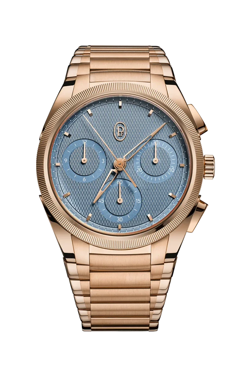 Parmigiani Fleurier Tonda PF Chronograph 40MM Rose Gold Mineral Blue Watches - Palladio Jewellers