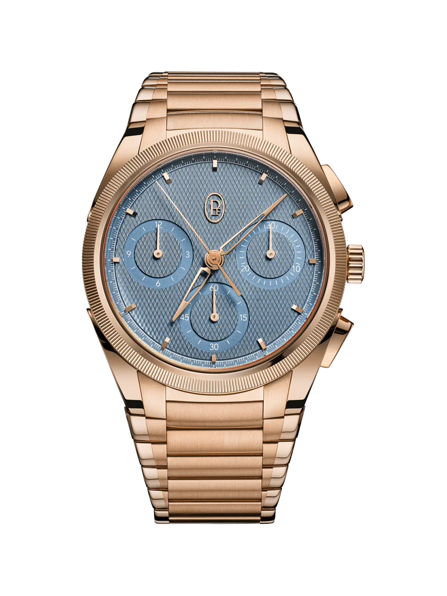 Parmigiani Fleurier Tonda PF Chronograph 40MM Rose Gold Mineral Blue Watches - Palladio Jewellers