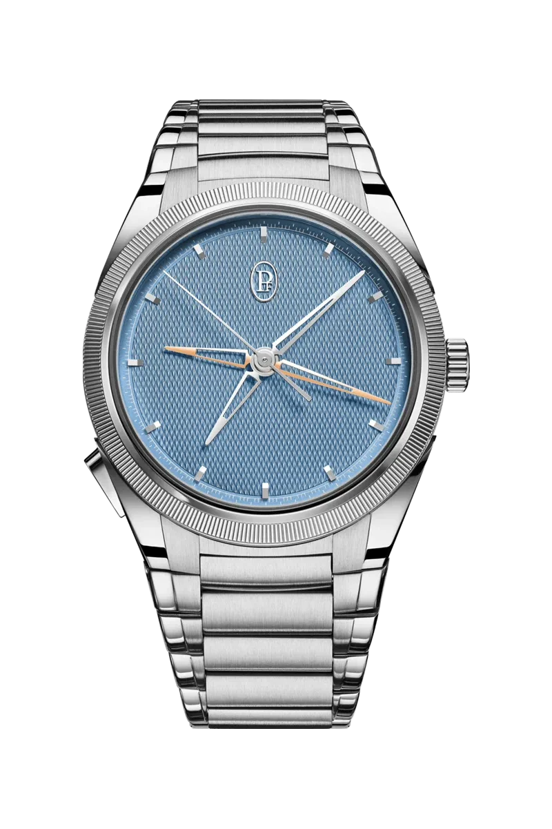 Parmigiani Fleurier Tonda PF Chronographe Mysterieux Steel Platinum Mineral Blue Watches - Palladio Jewellers