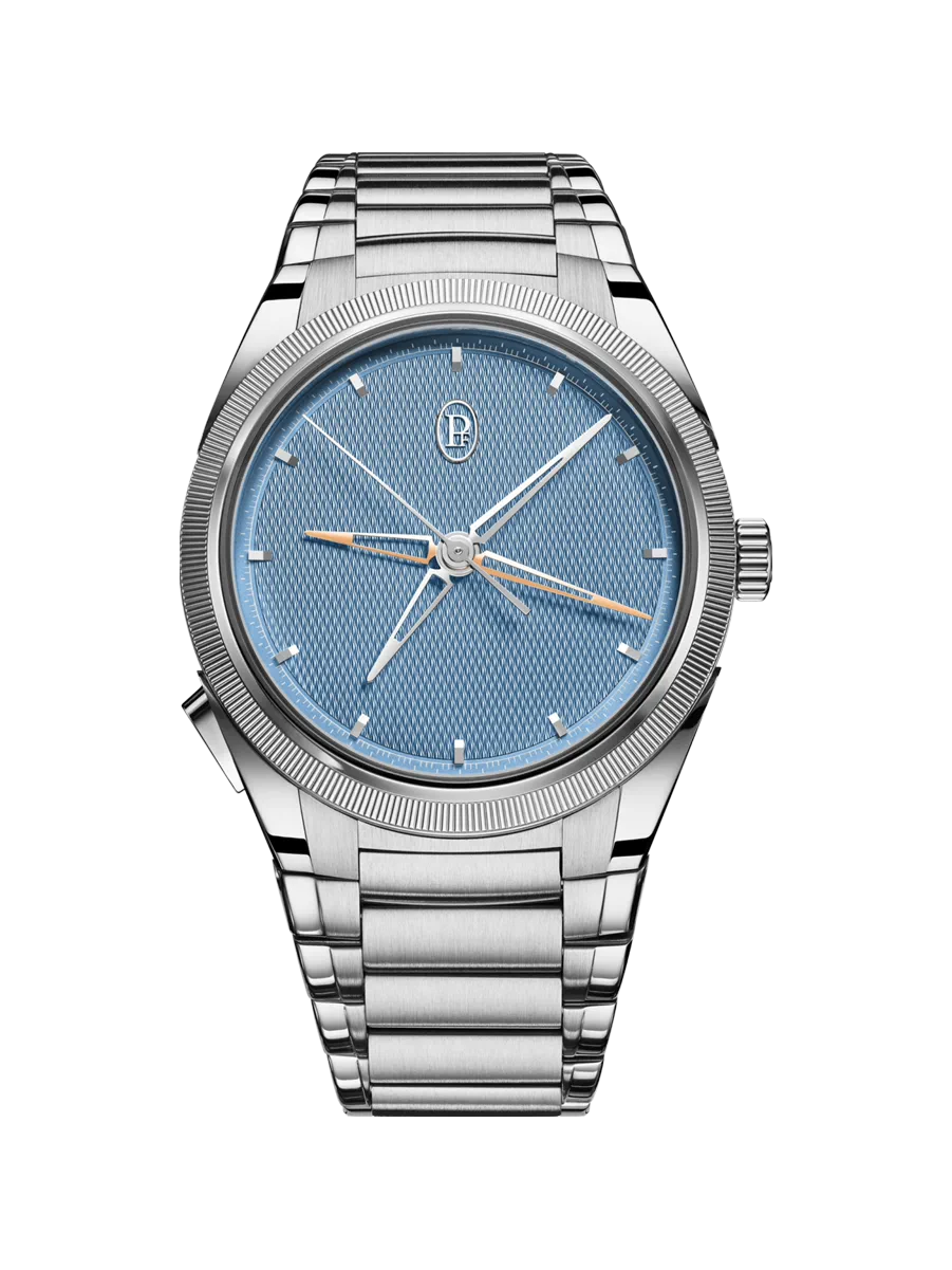 Parmigiani Fleurier Tonda PF Chronographe Mysterieux Steel Platinum Mineral Blue Watches - Palladio Jewellers