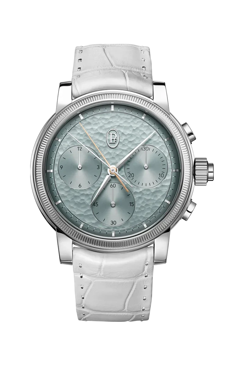 Parmigiani Fleurier Toric Chronograph Rattrapante Platinum Anniversaire Agave Blue Watches - Palladio Jewellers