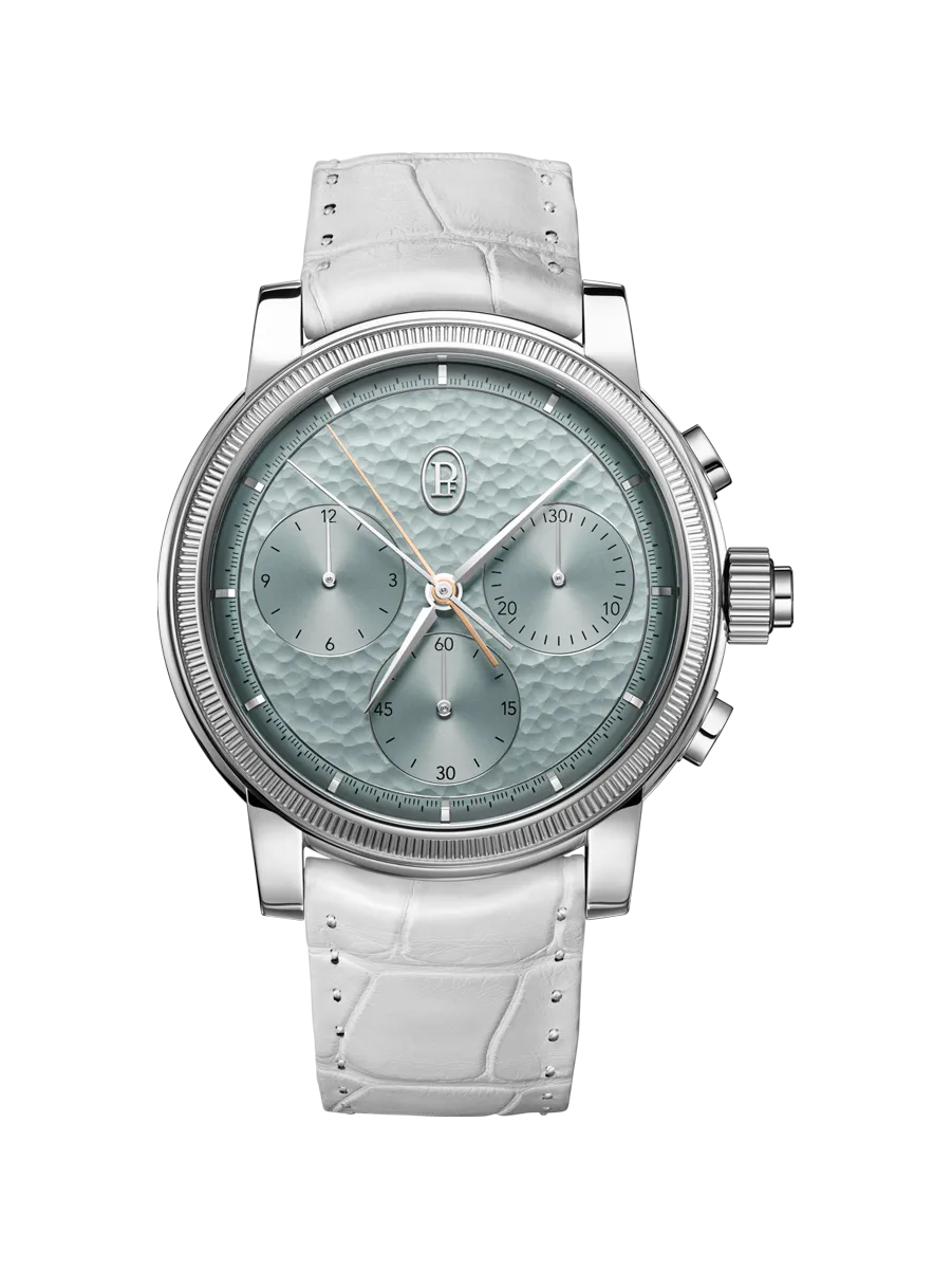 Parmigiani Fleurier Toric Chronograph Rattrapante Platinum Anniversaire Agave Blue Watches - Palladio Jewellers