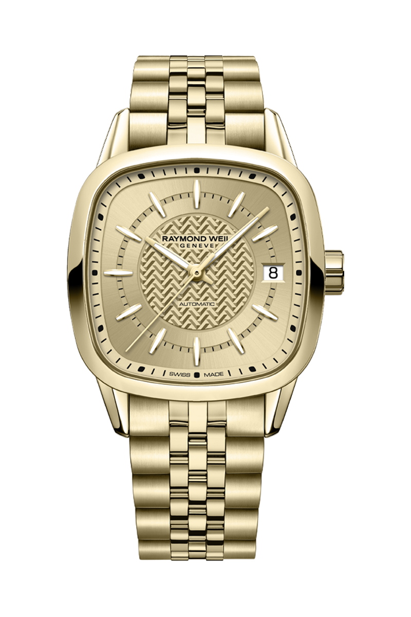 Raymond Weil Freelancer Ladies Automatic Moon Phase Yellow Gold - Palladio Jewellers