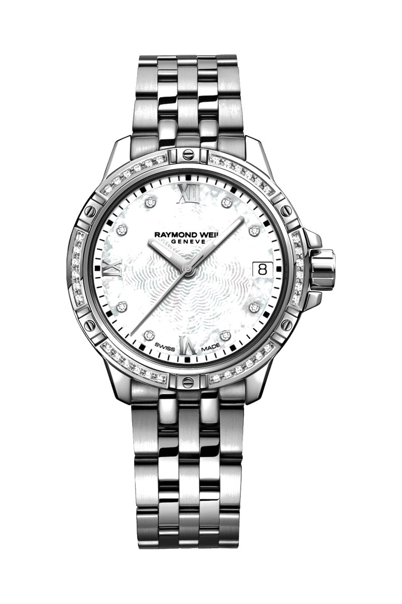 Tango Classic Ladies Quartz Silver Steel Diamond Bracelet Watch