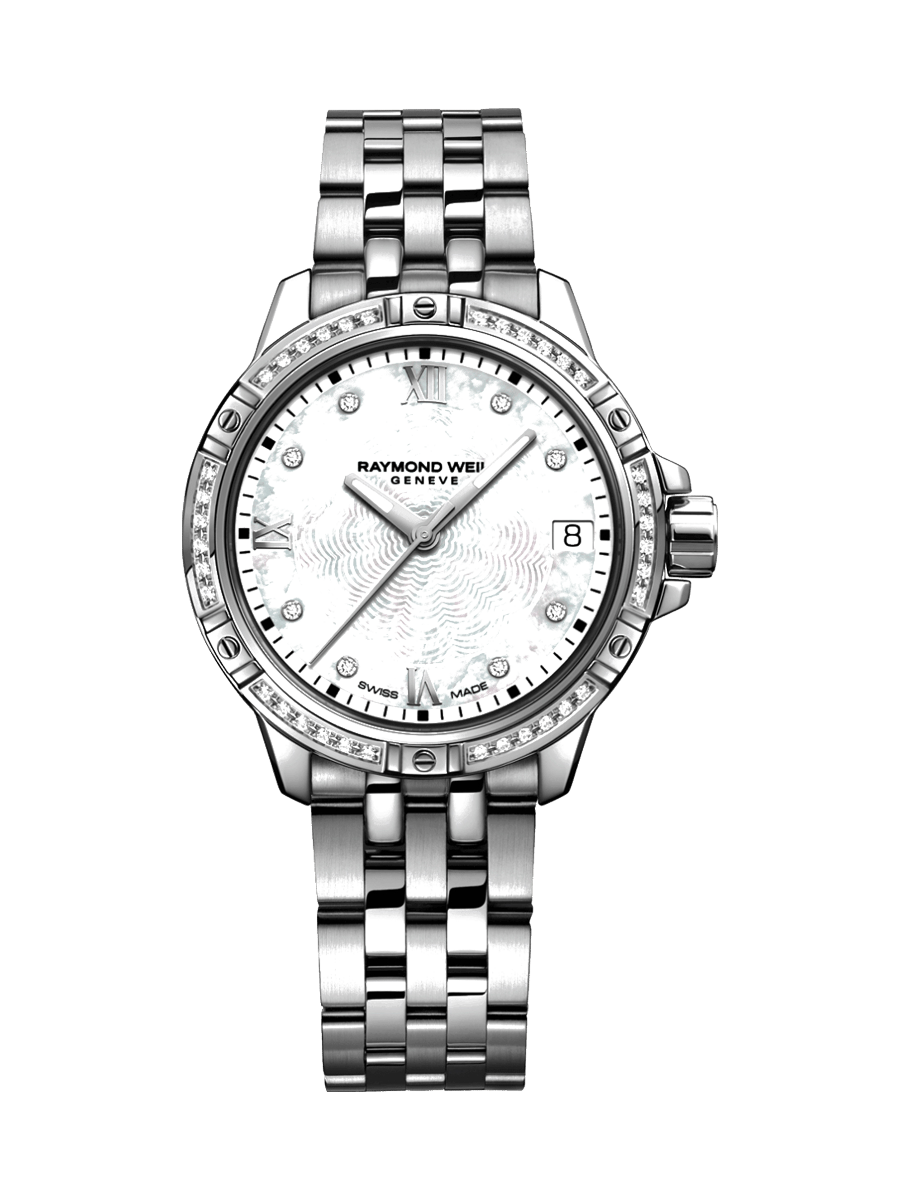 Tango Classic Ladies Quartz Silver Steel Diamond Bracelet Watch