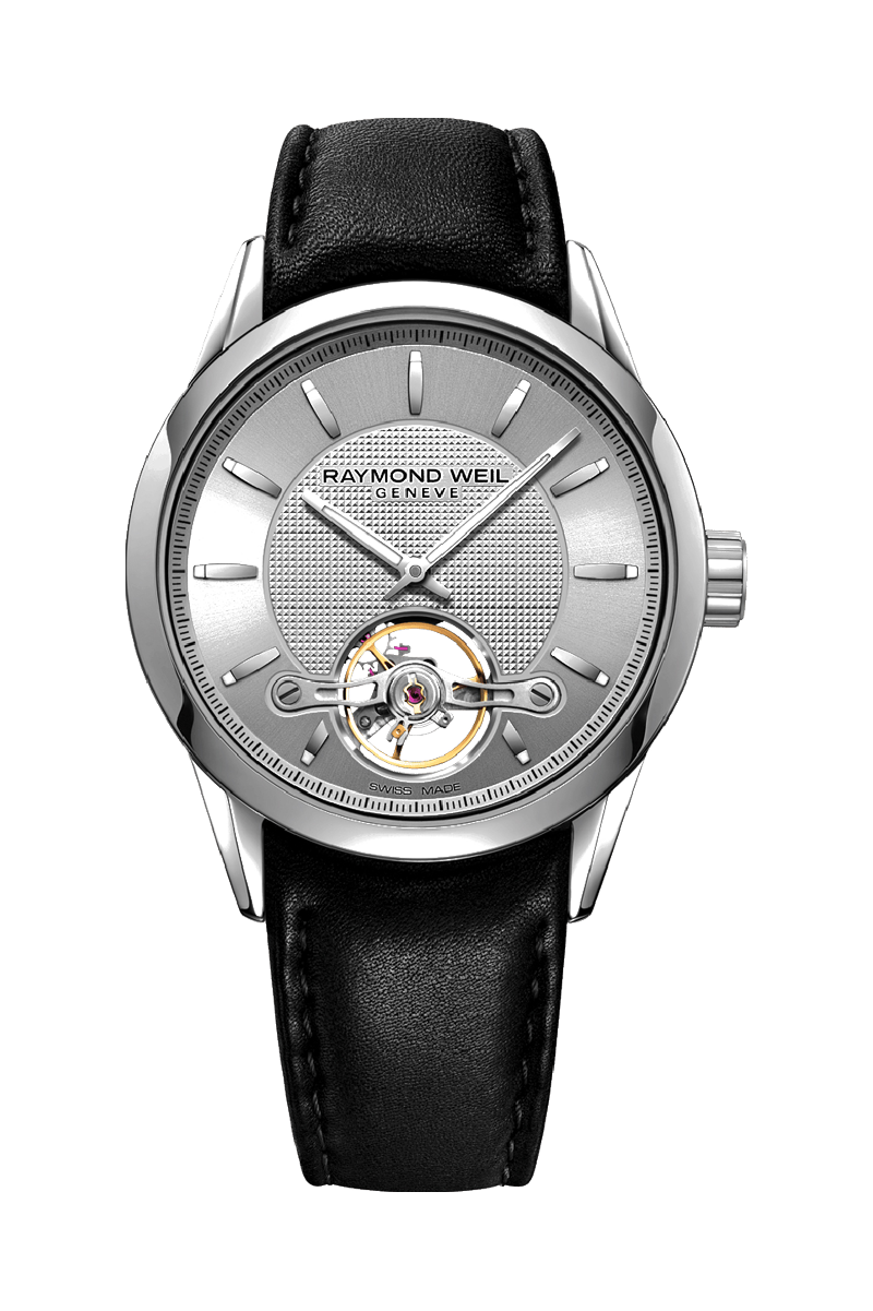 Freelancer Calibre RW1212 Men’s Automatic Black Leather Steel Watch