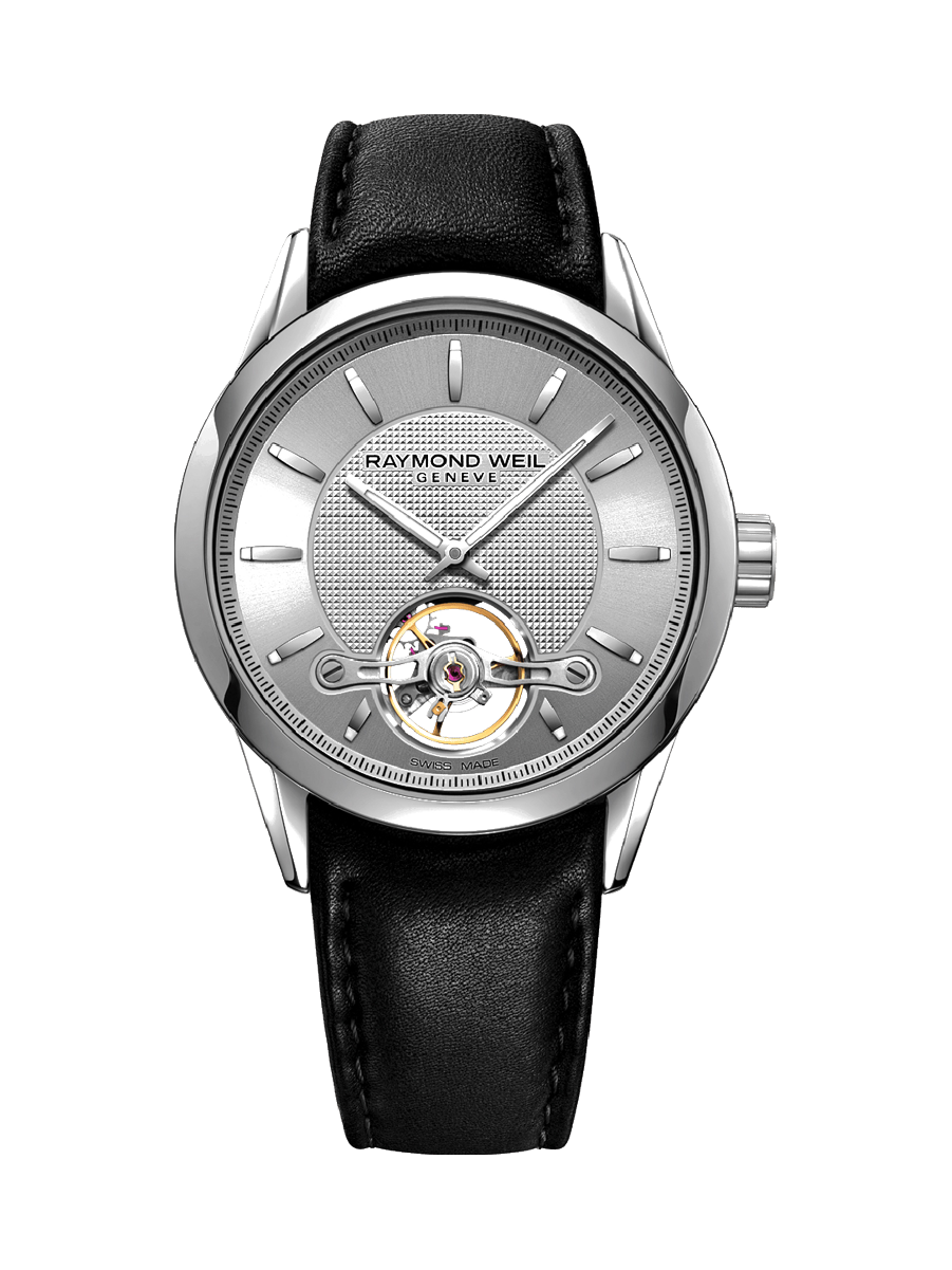 Freelancer Calibre RW1212 Men’s Automatic Black Leather Steel Watch