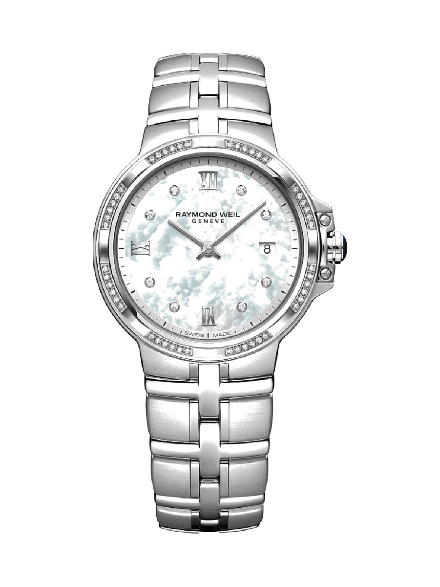 Parsifal Ladies Quartz Classic 56 Diamond Mother-Of-Pearl Dial Watch