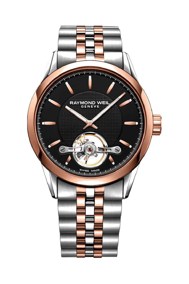 Freelancer RW1212 Men’s Rose Gold Open Aperture Watch
