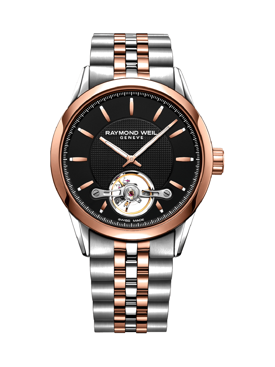 Freelancer RW1212 Men’s Rose Gold Open Aperture Watch