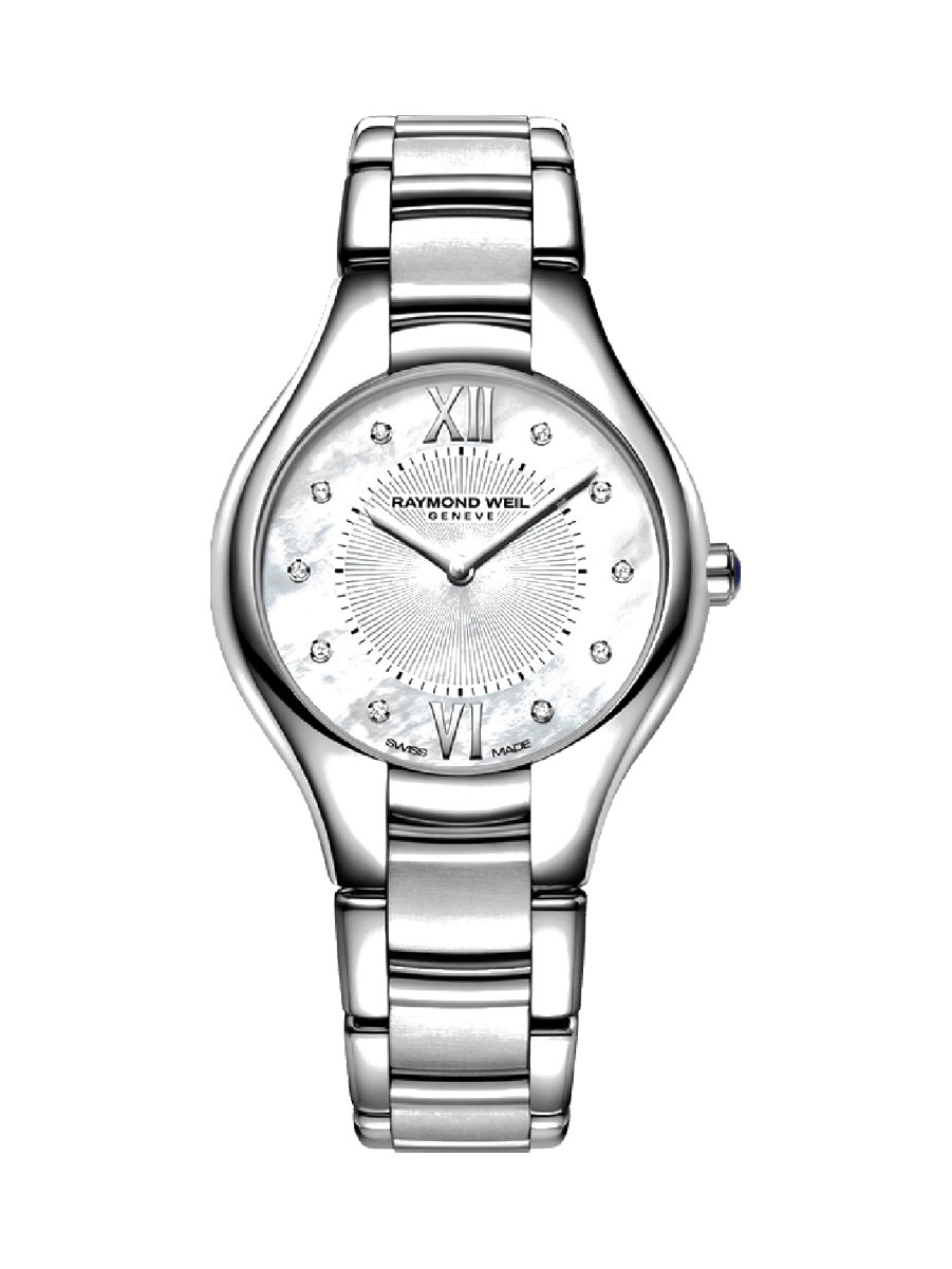 Noemia Ladies Quartz Stainless Steel 10 Diamond Watch