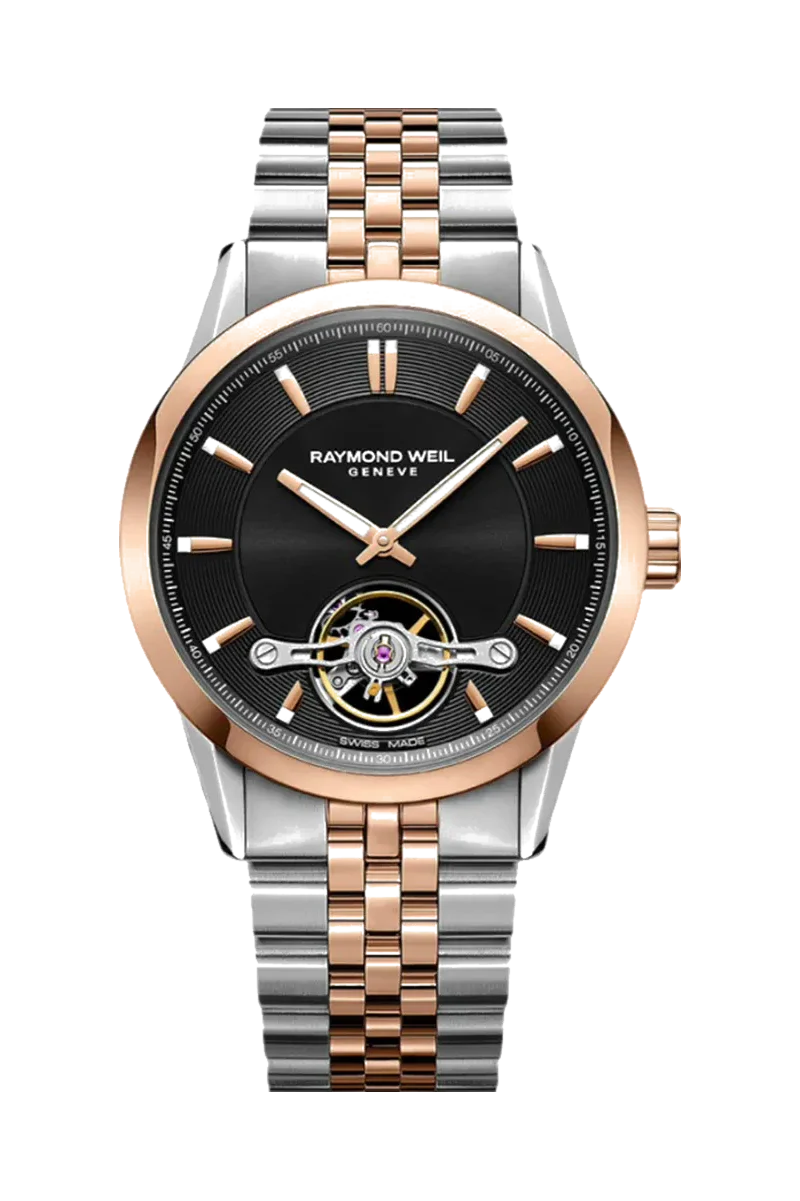 Raymond Weil Freelancer Black Dial Watches - Palladio Jewellers
