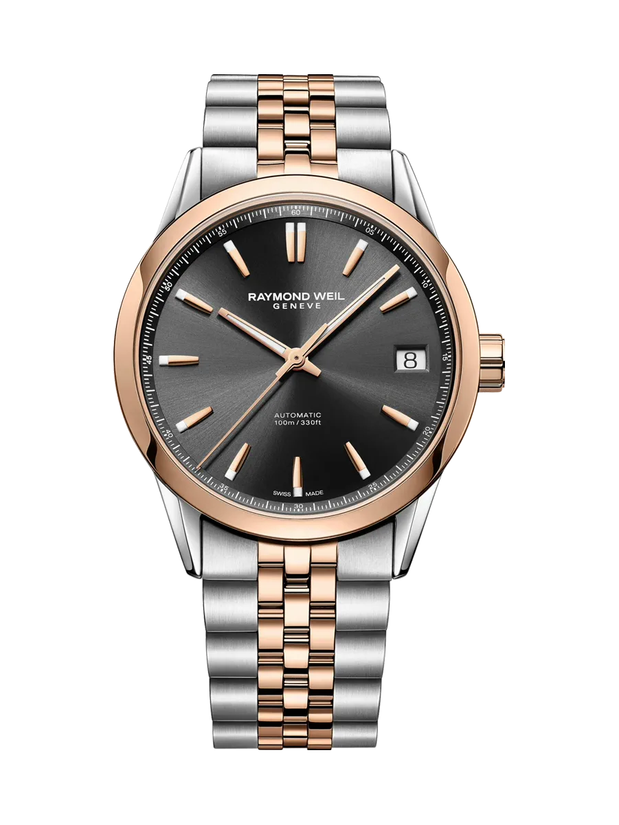 Raymond Weil Freelancer Date Black Dial Watches - Palladio Jewellers