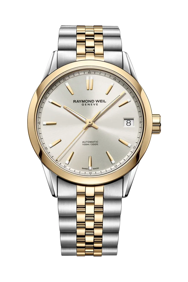 Raymond Weil Freelancer Date Cream Dial Watches - Palladio Jewellers