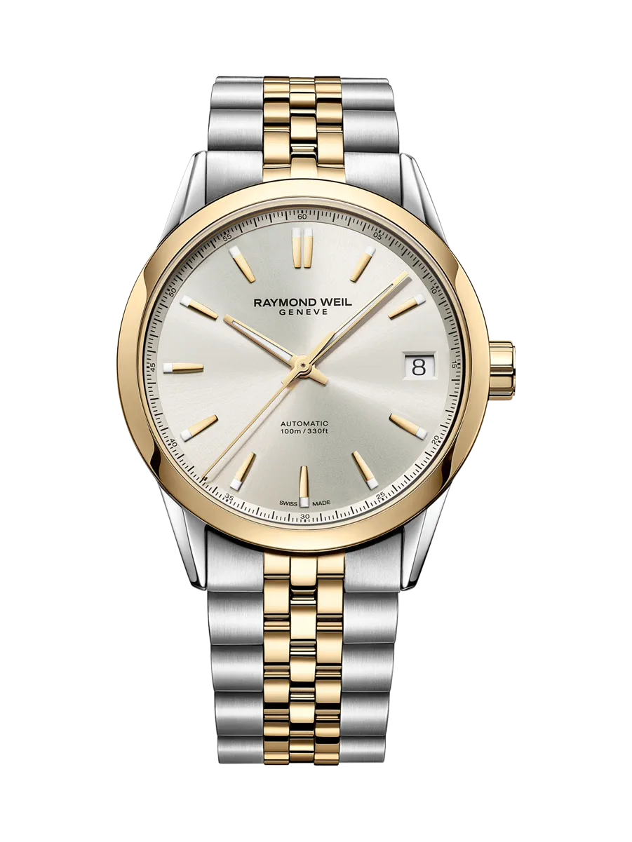 Raymond Weil Freelancer Date Cream Dial Watches - Palladio Jewellers