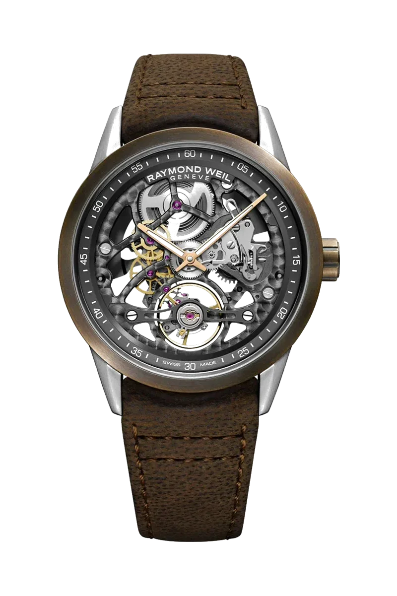 Raymond Weil Freelancer Skeleton Grey Dial Watches - Palladio Jewellers
