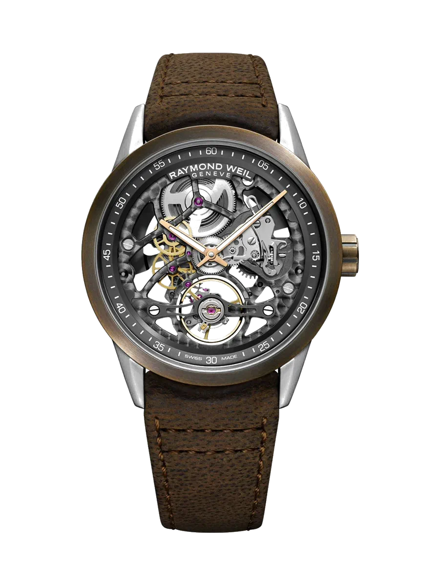 Raymond Weil Freelancer Skeleton Grey Dial Watches - Palladio Jewellers