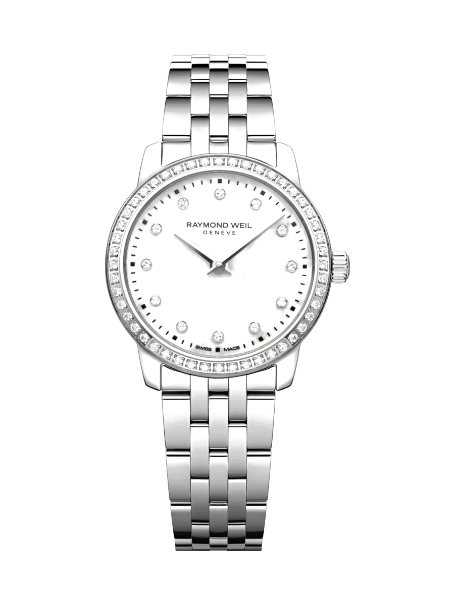 Raymond Weil Toccata Classic Mother-of-Pearl Dial Diamond Bezel Watches - Palladio Jewellers