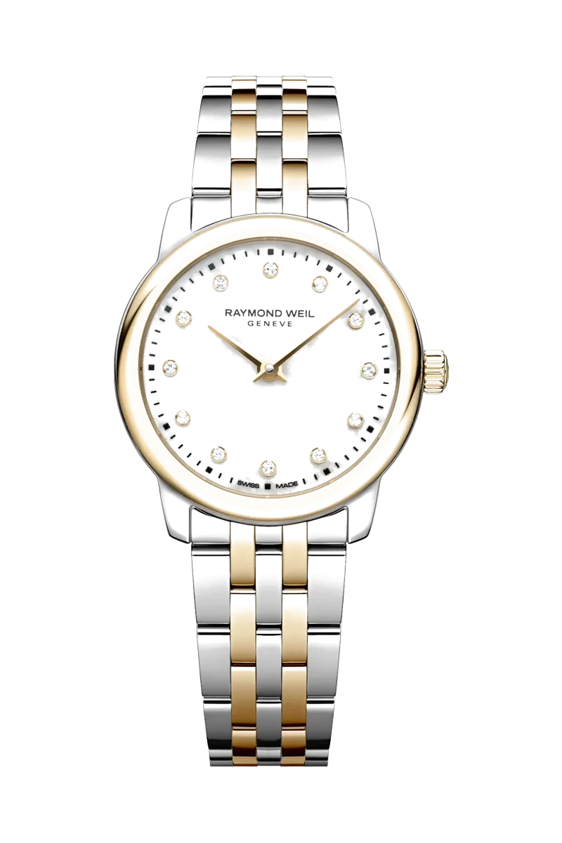 Raymond Weil Toccata Classic Mother-of-Pearl Dial Two-Tone Watches - Palladio Jewellers