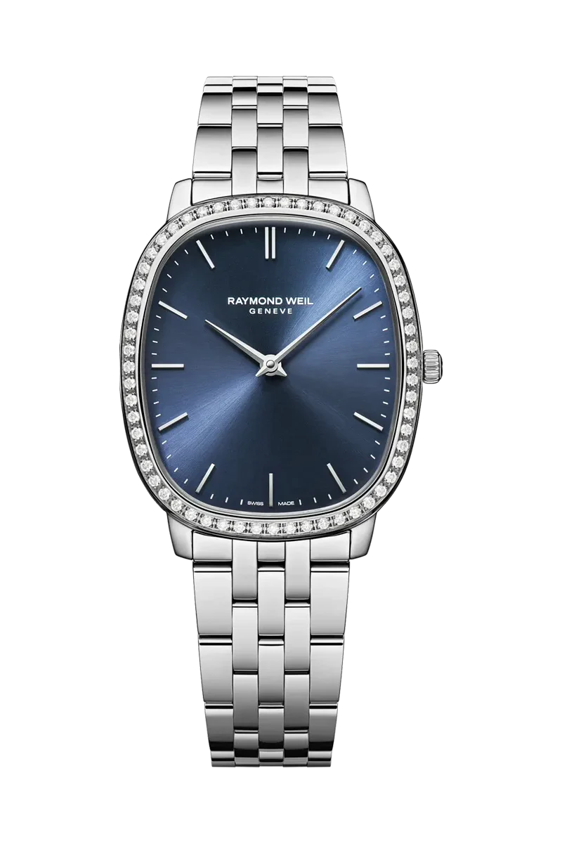 Raymond Weil Toccata Heritage Sunrayed Blue Dial Bracelet Watches - Palladio Jewellers