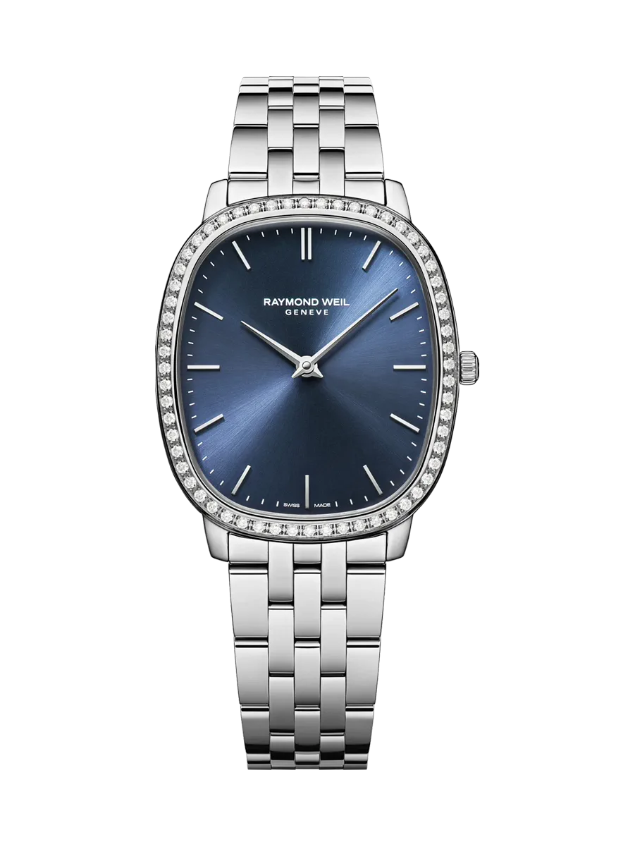 Raymond Weil Toccata Heritage Sunrayed Blue Dial Bracelet Watches - Palladio Jewellers