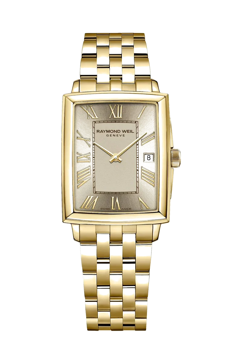 Raymond Weil Toccata Square Champagne Dial Watches - Palladio Jewellers