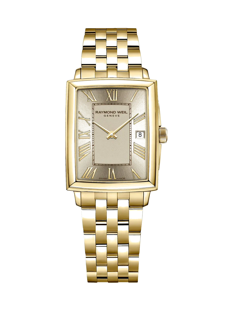 Raymond Weil Toccata Square Champagne Dial Watches - Palladio Jewellers