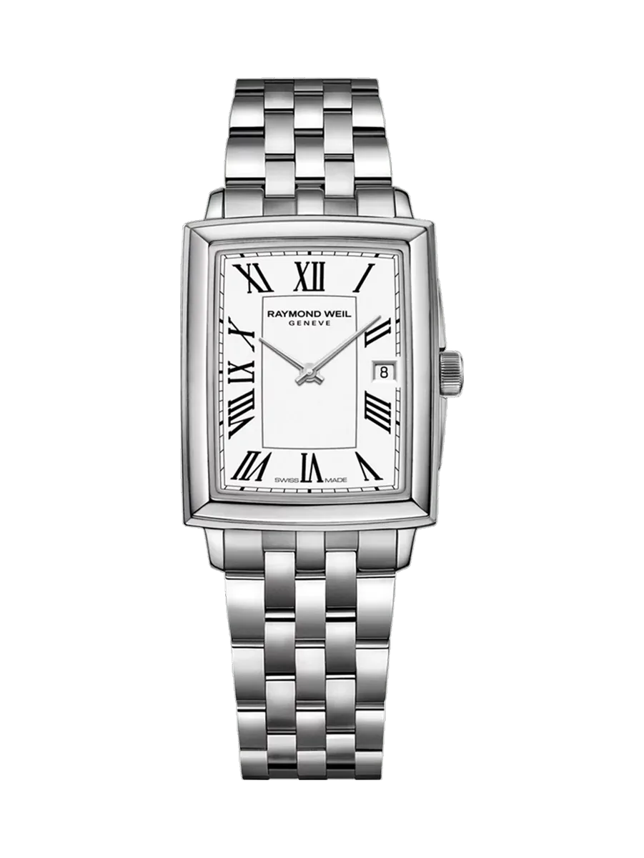Raymond Weil Toccata Square White Dial Bracelet Watches - Palladio Jewellers